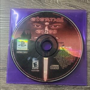 Eternal Eyes Video Game Disc for PS1